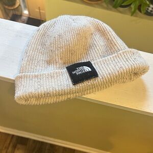 The North Face Off-White Knit Beanie